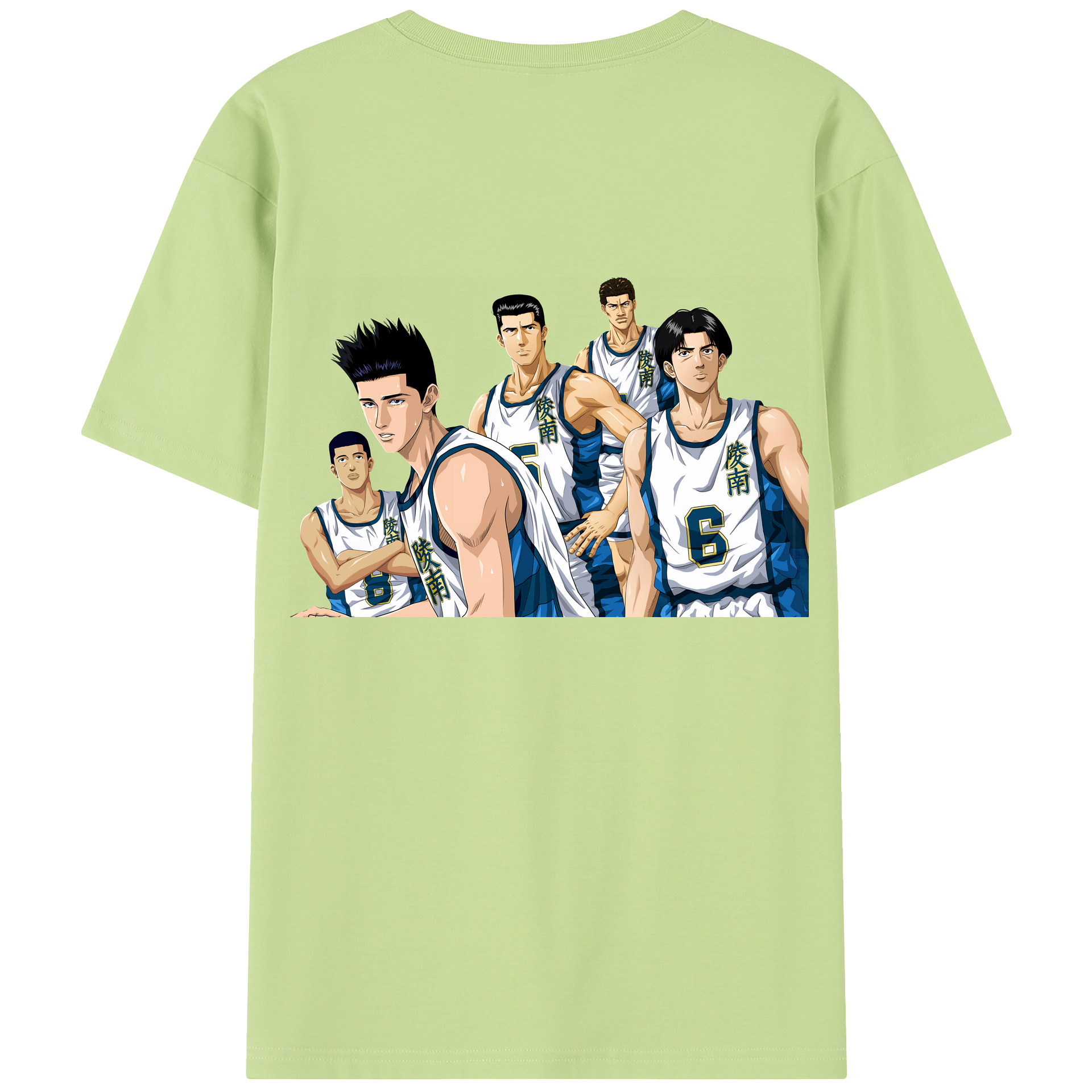 SLAM DUNK／スラムダンク 綿100％半袖Tシャツ（背面プリント）